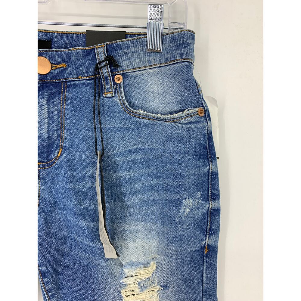 STS Blue Shorts Junior Women's Size 5 Distressed Denim Jean Blue NWT - Picture 2 of 5